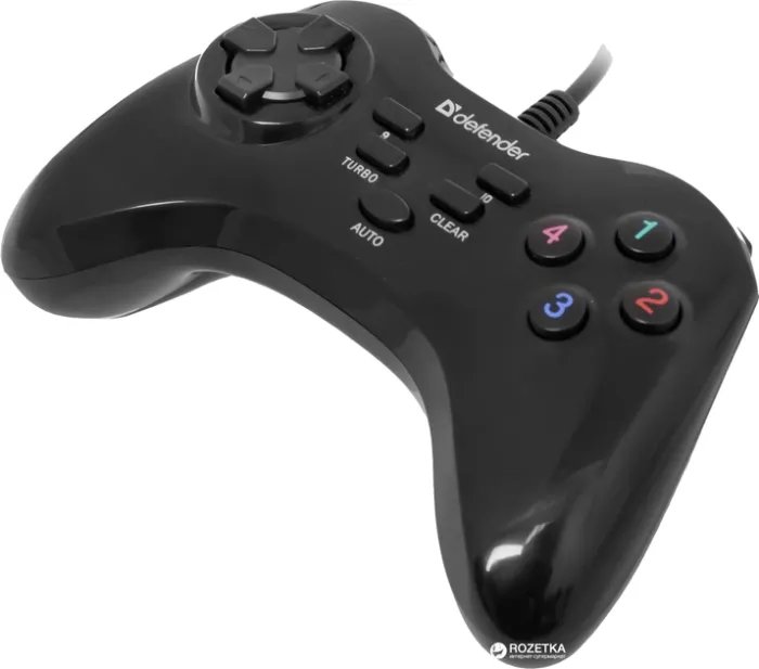 Проводной геймпад Defender Game Master G2 PC Black (64258)
