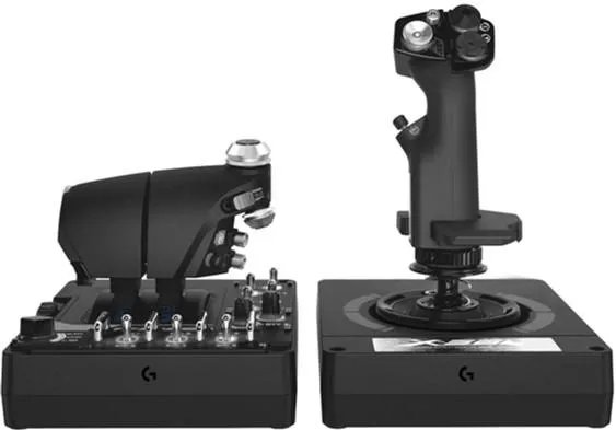 Проводной джойстик Logitech X-56 Rhino Saitek Pro Flight (945-000059)