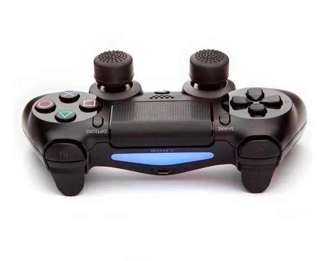 Силиконовые накладки на аналоговые стики Game Teh X для джойстика PS4 черный 8 шт