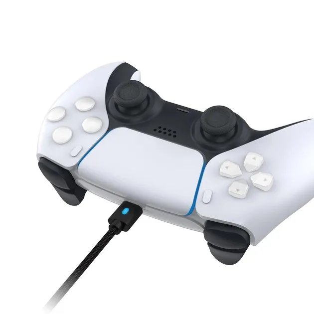 Зарядный кабель DOBE 3м USB / USB Type-C для геймпада DualSense Sony PlayStation PS5 / PS5 Digital Edition / Microsoft Xbox Series S,X / Nintendo Switch с LED подсветкой статуса зарядки