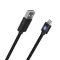 Зарядный кабель DOBE 3м USB / USB Type-C для геймпада DualSense Sony PlayStation PS5 / PS5 Digital Edition / Microsoft Xbox Series S,X / Nintendo Switch с LED подсветкой статуса зарядки