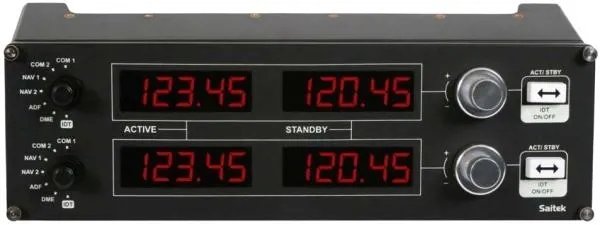 Приборная панель Logitech G Saitek Pro Flight Radio Panel (945-000011)