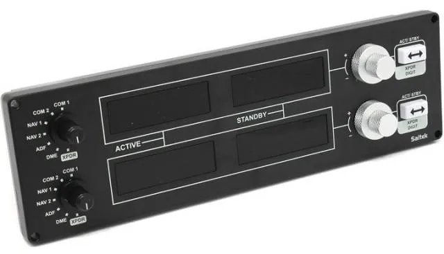 Приборная панель Logitech G Saitek Pro Flight Radio Panel (945-000011)