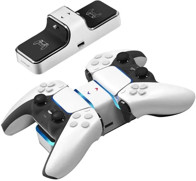 Двойная Зарядная Док-станция Honcam c LED Индикацией для PlayStation 5 (PS5) DualSense (HC-A3703)