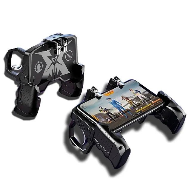 Беспроводной геймпад джойстик для смартфона K21 Shooter Pubg Mobile черный