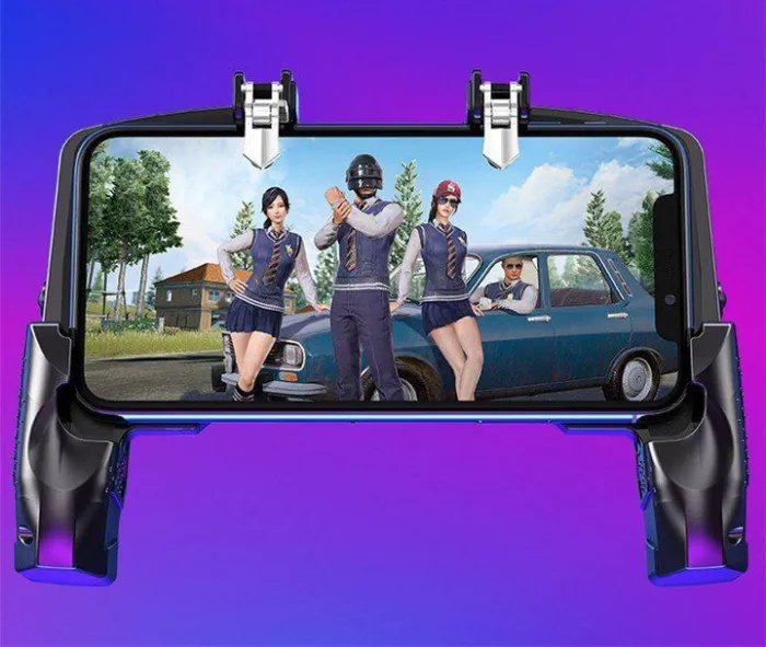 Беспроводной геймпад джойстик для смартфона K21 Shooter Pubg Mobile черный