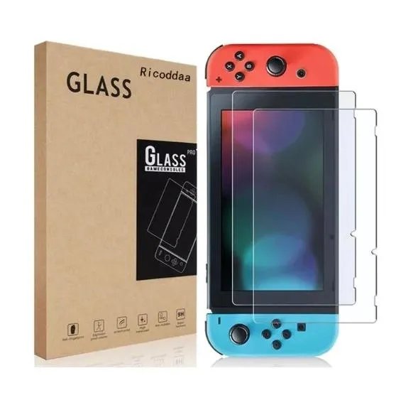 Загартоване захисне скло Ricoddaa для Nintendo Switch 2.5 D, 9H, 0,3 мм