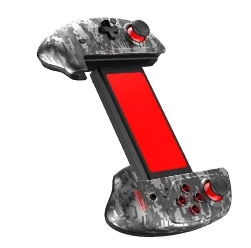 Геймпад Ipega-9083a джойстик, контроллер military камуфляж пиксельный серый