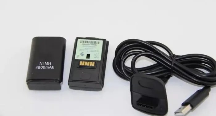 ​Аккумулятор для Xbox 360 4800mAh 2 штуки зарядное устройство Ukc PLAY & CHARGE KIT для беспроводного геймпада XBOX 360
