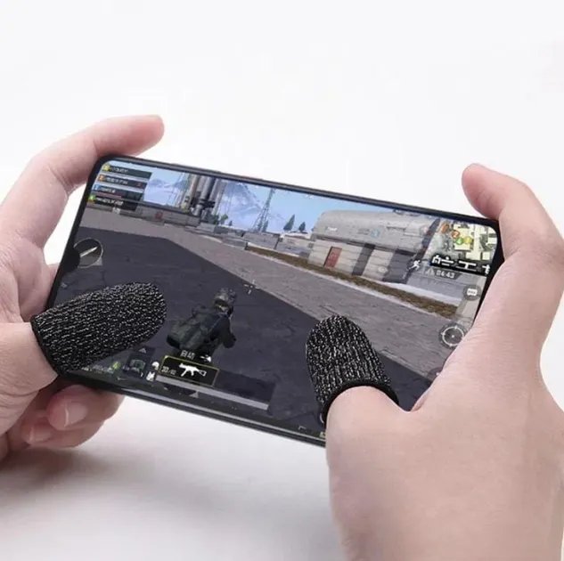Напальчники для игр на телефоне мобильные напальчники 6 штук Без бренда