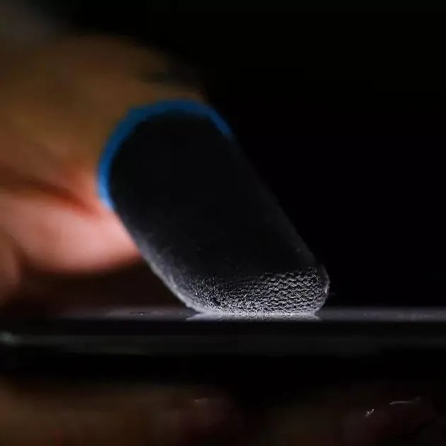 Сенсорные напальчники для игр на смартфоне 4 штуки Чёрный Без бренда