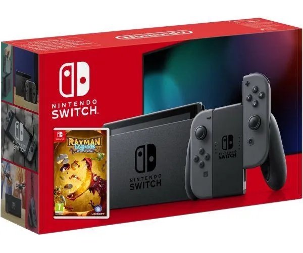 Nintendo Switch Gray (Upgraded version) + Игра Rayman Legends: Definitive Edition (русская версия)
