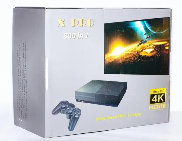 Игровая приставка Super Nintendo XPRO (800 игр. HDMI. MicroSD. Поддержка игр Sony PlayStation 1/ Денди/ Sega MD2/ SNES/ GBA)