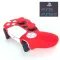 Силиконовый защитный красный чехол и накладки на стики (thumb grips) DOBE для геймпада DualSense консоли Sony PlayStation 5 (PS5 / PS5 Digital Edition)