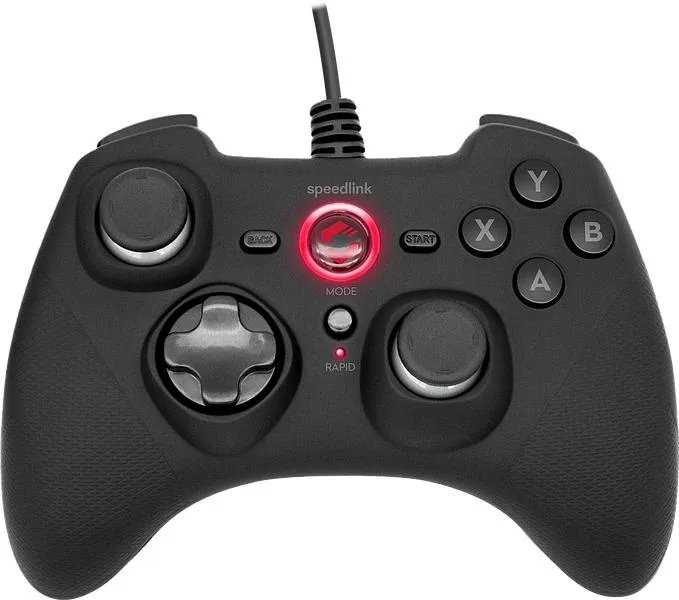 Проводной геймпад SPEEDLINK RAIT PC/PS3/Switch Black (SL-650010-BK)