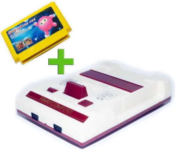 Игровая приставка Денди Джуниор 8 бит HD121 (+400 игр, HDMI, NTSC, поддержка картриджей Dendy)