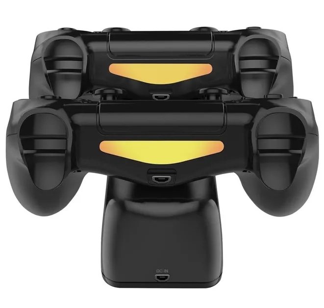 Двойная зарядная dock станция DOBE подставка для 2-х контроллеров Dualshock Playstation PS4 / PS4 SLIM / PS4 PRO c LED индикаторами статуса зарядки