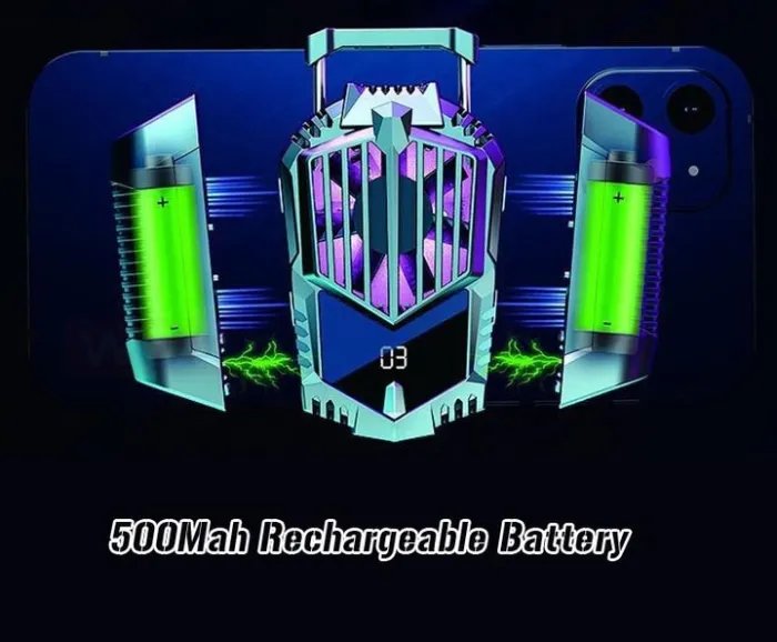 Портативный мощный магнитный полупроводниковый игровой радиатор-вентилятор для смартфона Sundy Union PUBG Mobile X3