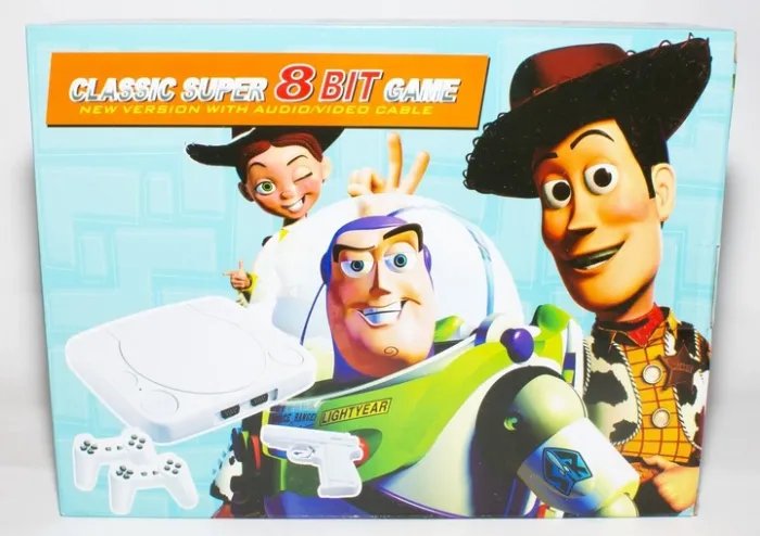 Игровая приставка Денди 8 бит PS1 (+16 игр встроено, поддержка картриджей Dendy)