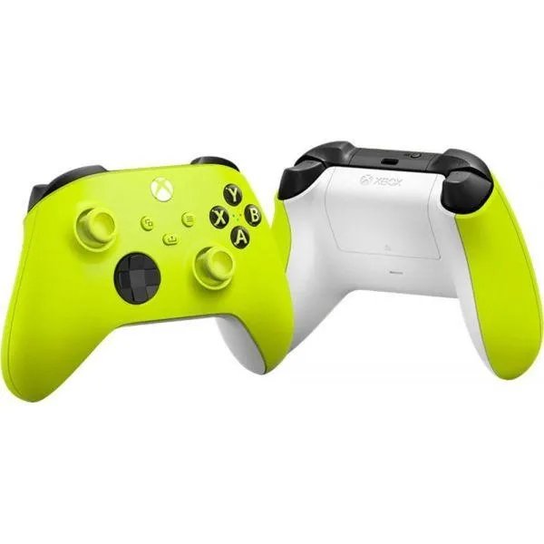 Microsoft Xbox Series X | S Wireless Controller with Bluetooth (Electric Volt) + Play & Charge kit for Xbox Series X and Xbox Series S