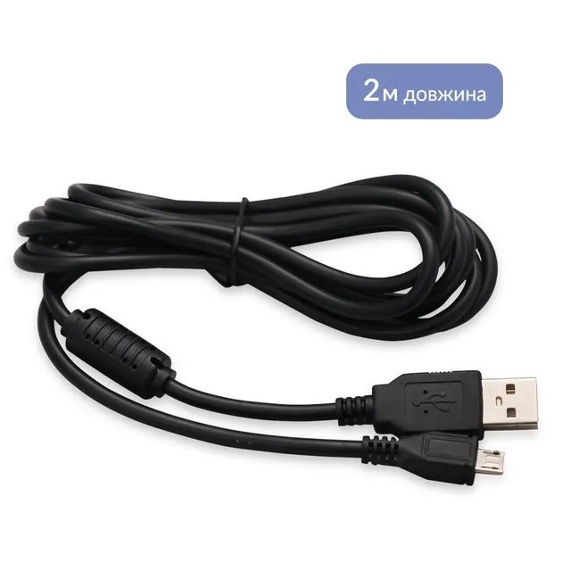 Зарядный кабель передачи данных OIVO 2м USB / micro USB для геймпада DualShock 4 Sony PlayStation PS4 PRO / PS4 Slim / PS4 Fat