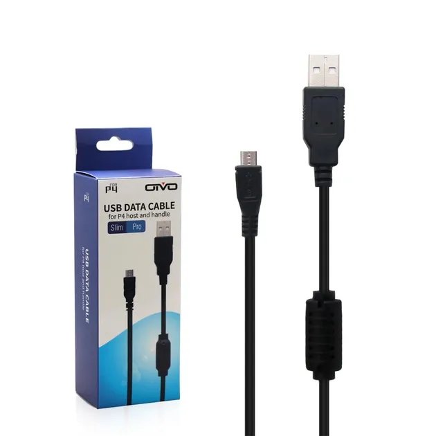 Зарядный кабель передачи данных OIVO 2м USB / micro USB для геймпада DualShock 4 Sony PlayStation PS4 PRO / PS4 Slim / PS4 Fat