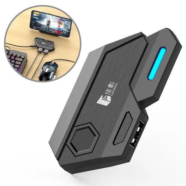 Мобильный игровой Bluetooth 5.0 адаптер с игровой клавиатурой и мышкой Union Sundy PUBG Mobile Mix SE