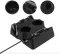 Зарядная док-станция IPLAY 4 в 1 для DualShock 4 и PS Move (PS4) Black