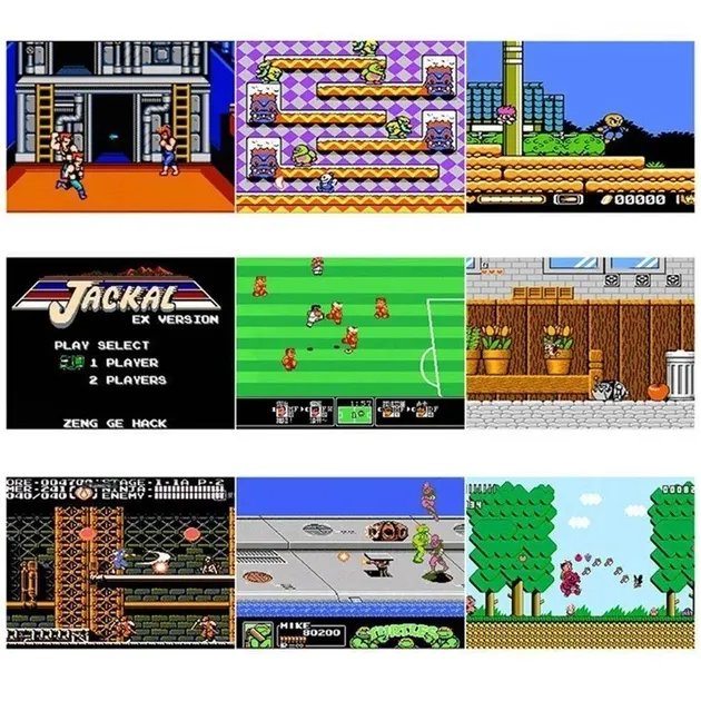 Портативная ретро приставка с джойстиком Retro Gamebox Sup 400 in 1 денди карманная игровая 8 бит Белая (1007636-White-1)