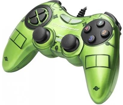 Проводной геймпад Esperanza Fighter PC Green (EGG105G)