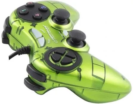 Проводной геймпад Esperanza Fighter PC Green (EGG105G)