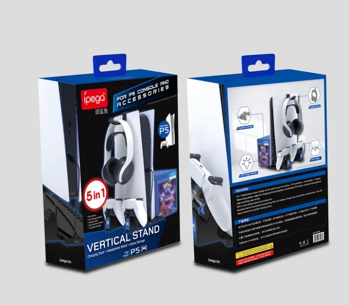 Многофункциональная подставка зарядная док-станция iPega PG-P5009 для PS5 playstation 5