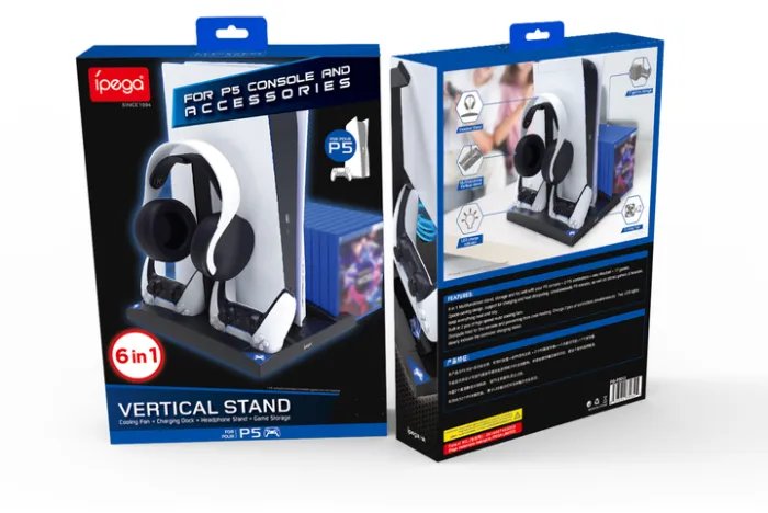 Мультифункциональная подставка 6-в-1 для PlayStation 5 (PS5) iPega PG-P5013