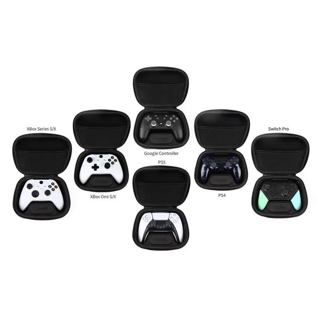 Защитный кейс-чехол DOBE для геймпада Microsoft Wireless Controller консоли Xbox Series X|S / Xbox One, контроллера DualSense Sony PlayStation 5 (PS5/PS5 Digital Edition) / DualShock PS4, жесткий футляр для переноски джойстика