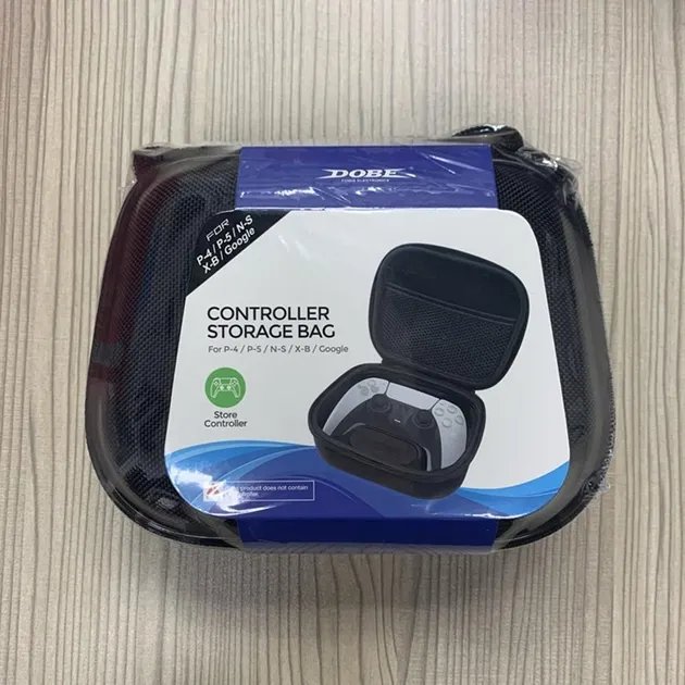 Защитный кейс-чехол DOBE для геймпада Microsoft Wireless Controller консоли Xbox Series X|S / Xbox One, контроллера DualSense Sony PlayStation 5 (PS5/PS5 Digital Edition) / DualShock PS4, жесткий футляр для переноски джойстика