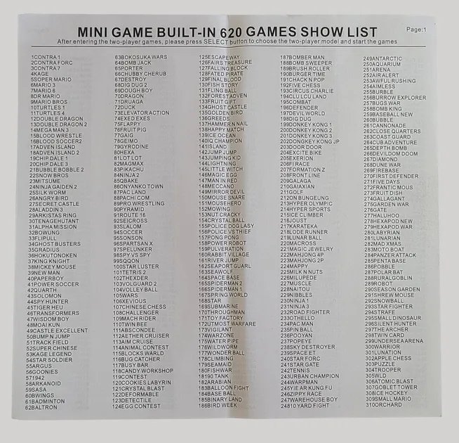 Игровая ретро приставка 8 бит на 620 игр Super Mini SFC, детская игровая консоль (1007965-Gray-1)