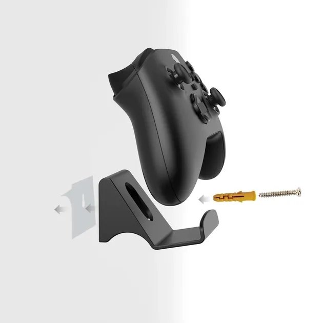 Крепление-держатель на стену DOBE для контроллера DualSense консоли PlayStation 5 (PS5/PS5 Digital Edition), DualShock PS4 PRO / SLim /Fat, геймпада Microsoft Wireless Controller Xbox Series X | S, Xbox One X / S / Xbox One