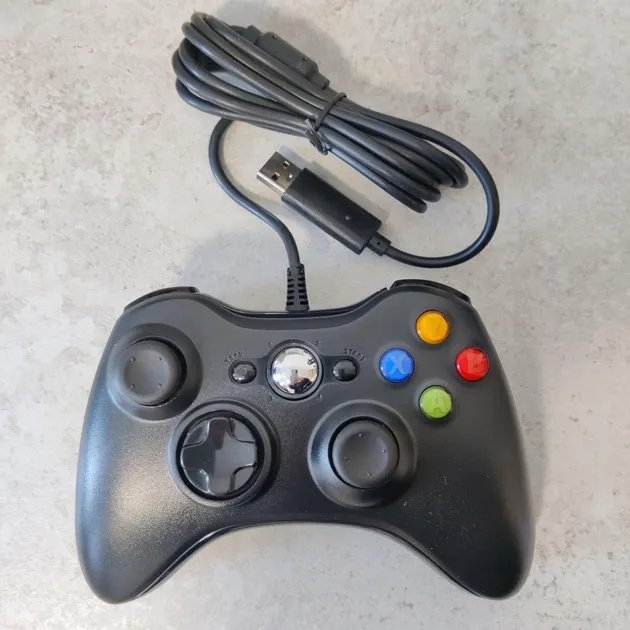 Проводной геймпад для PC и Xbox 360 - DialogGame XB360 (Vibration) USB Black
