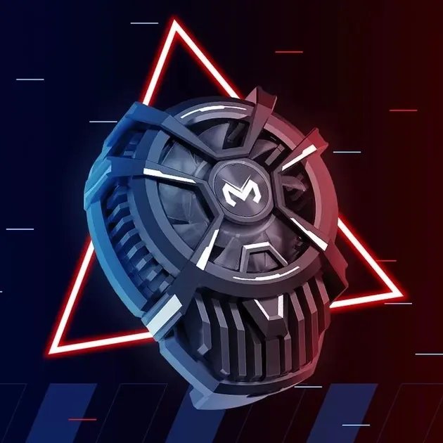 Универсальный полупроводниковый радиатор-вентилятор (кулер) для смартфона MEMO Union PUBG Mobile DL 07 + напальчники