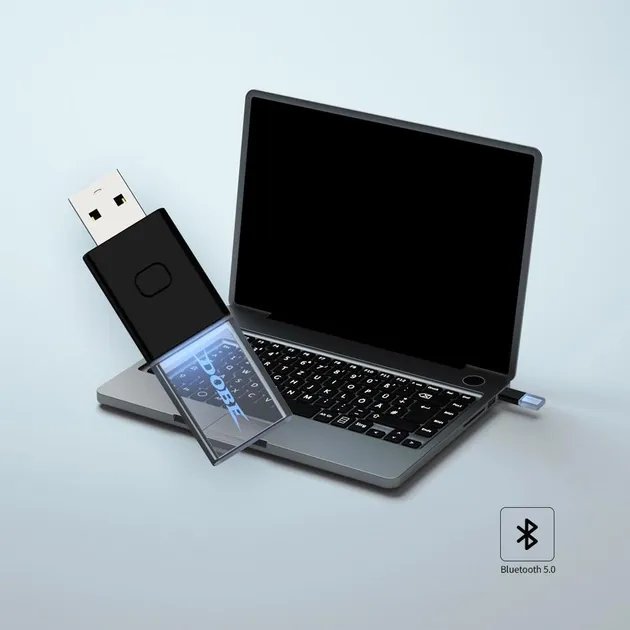 USB Bluetooth 5.0 адаптер-ресивер DOBE для геймпада DualSense консоли Sony PlayStation 5 (PS5 / PS5 Digital Edition), DualShock PS4 PRO / Slim / Fat, Microsoft Wireless Controller Xbox One / S / X, Nintendo Switch Pro