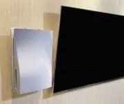 Крепление настенное для PS5 (ViMount, черный) Дисковой и Цифровой версии