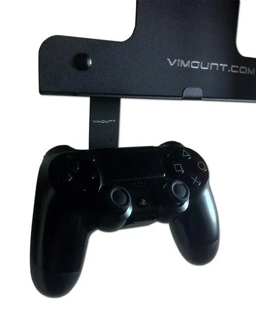 Крепление настенное для джойстиков Dualshock 4 (ViMount, черный, 2 шт)