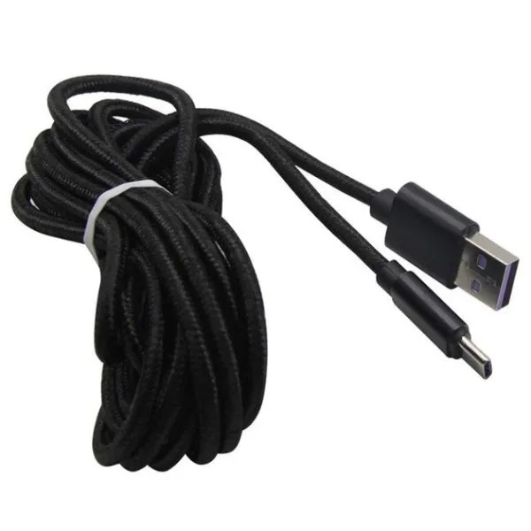 USB кабель Honson для зарядки джойстика Xbox Series X / S черный 3 метра