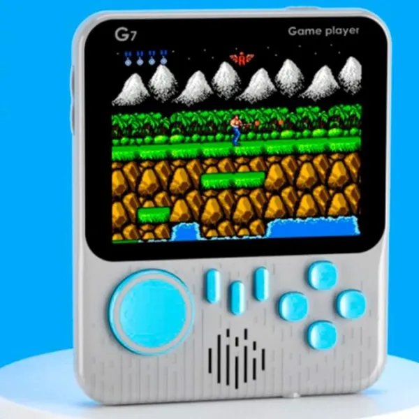 Портативная игровая ретро приставка консоль G7 Game Box 666 игр Gray (G7G)