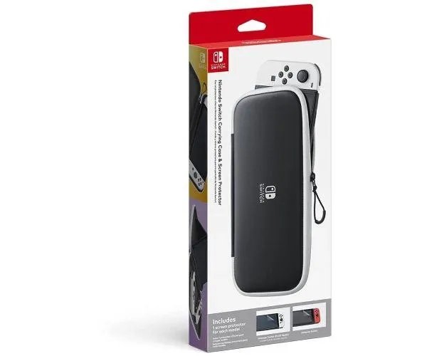 Чехол + защитная пленка Carrying Case & Screen Protector для Nintendo Switch OLED model & Nintendo Switch