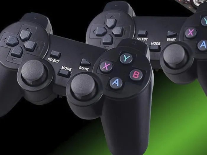 Игровая консоль Data Frog 4K с двумя беспроводными контроллерами Retro TV Dendy Черный (1010-941-00)