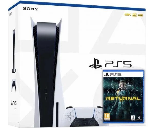 Sony PlayStation 5 White 825Gb + Returnal (русская версия)