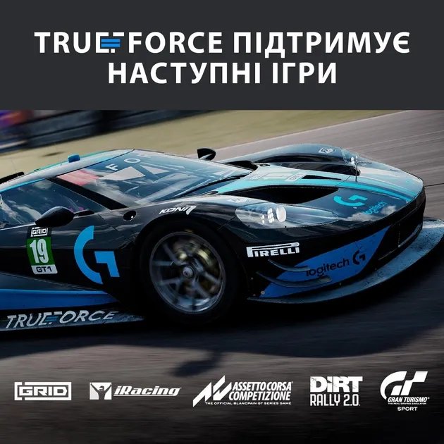 Проводной руль Logitech G923 Racing Wheel and Pedals for PS4 and PC (941-000149)