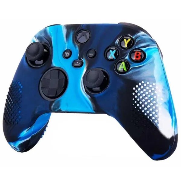 Силиконовый чехол Honson для джойстика Xbox Series X / S камуфляжный синий