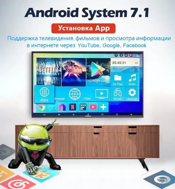 Супер игровая консоль для телевизора PlayNes XPRO SC Android 4К приставка ретро игр с двумя беспроводными джойстиками, HDMI/AV и картой microSD 256Гб